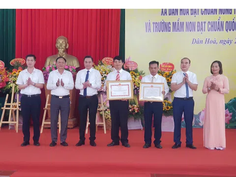 Hà Nội: Xã Dân Hòa (Thanh Oai) đón nhận Bằng đạt chuẩn Nông thôn mới nâng cao