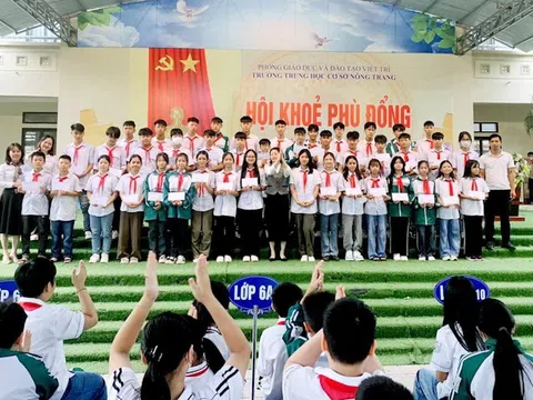 Phú Thọ: Trường THCS Nông Trang (TP Việt Trì) tổ chức thành công  Hội khỏe Phù Đổng