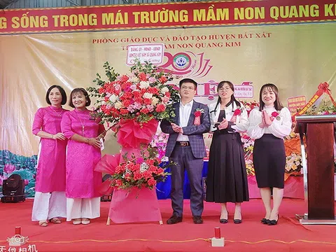 Lào Cai: Trường Mầm non Quang Kim phát triển sau 20 năm thành lập