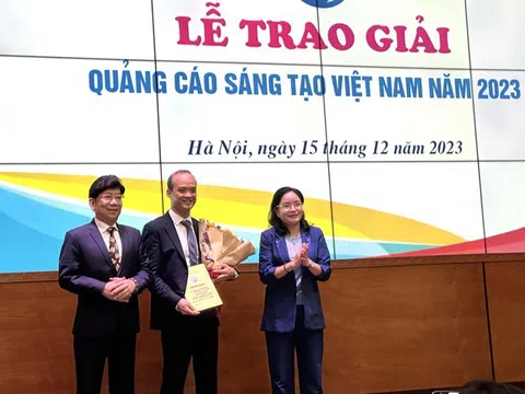 Trao giải thưởng “Quảng cáo sáng tạo Việt Nam năm 2023"