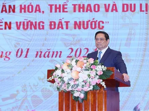 Thủ tướng:  Cần tiếp tục phát huy tối đa sức mạnh nội sinh, phát triển nhanh và bền vững văn hóa, thể thao và du lịch Việt Nam