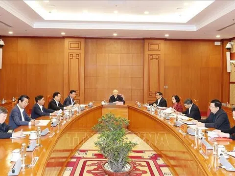 Tổng Bí thư Nguyễn Phú Trọng: Chuẩn bị nhân sự Đại hội XIV là nhiệm vụ quan trọng của cả hệ thống chính trị