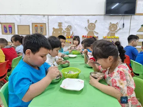 Phú Thọ: Trường Mầm non Bình Bộ điểm sáng chăm sóc nuôi dưỡng trẻ