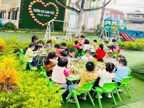 Phú Thọ: Trường Mầm non Hoa Hồng (Cẩm Khê) mang một màu sắc, diện mạo mới, phát huy tính tích cực của trẻ