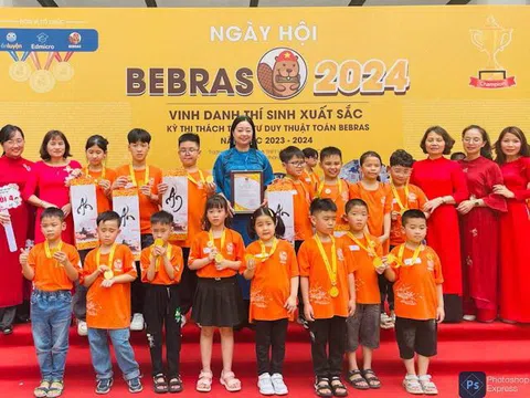 Phú Thọ: Học sinh trường tiểu học Tân Dân đoạt 29 Huy chương Vàng cuộc thi Toán quốc tế Bebras năm 2024