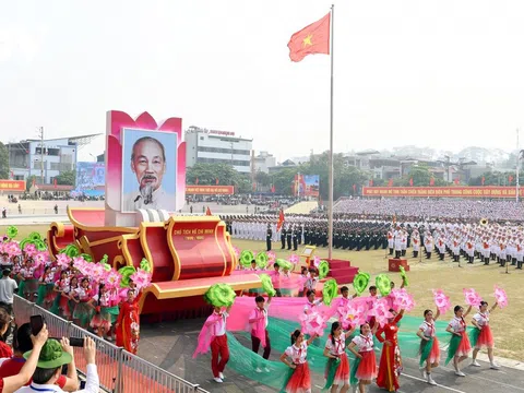 Lễ trọng thể  kỷ niệm, diễu binh, diễu hành 70 năm Chiến thắng Điện Biên Phủ