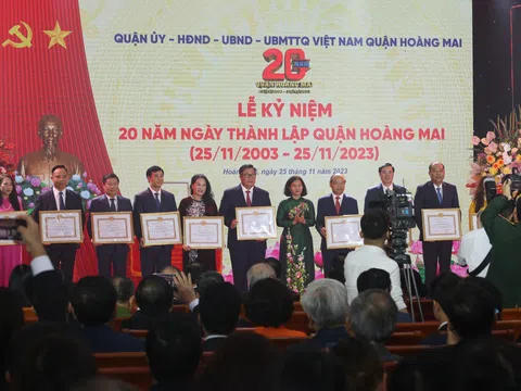 Hà Nội: Kỷ niệm 20 năm thành lập quận Hoàng Mai