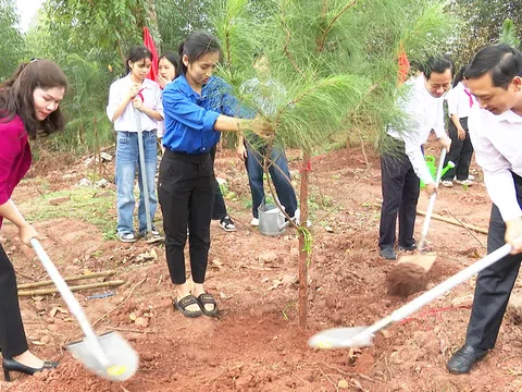 Bắc Giang: Phát động Tết trồng cây Xuân Giáp Thìn 2024 tại huyện Tân Yên