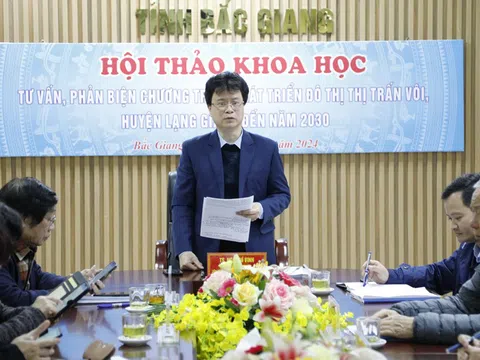Bắc Giang: Huyện Lạng Giang tổ chức tư vấn, phản biện chương trình phát triển đô thị thị trấn Vôi
