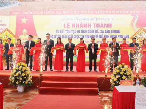 Bắc Giang: Khánh thành tu bổ, tôn tạo Di tích Quốc gia đặc biệt đình Hả tại huyện Tân Yên