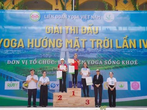 Giải Yoga Hướng mặt trời lần thứ IV tổ chức thành công tại TP. Cần Thơ