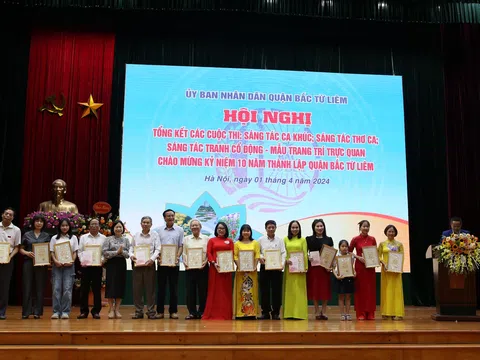 Hà Nội: Trao giải các cuộc thi dịp kỷ niệm 10 năm thành lập quận Bắc Từ Liêm