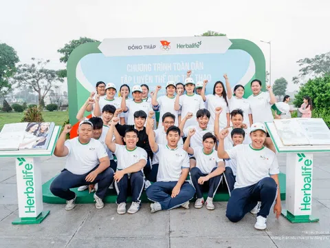 Herbalife Việt Nam đồng hành cùng Ủy ban Olympic Việt Nam tổ chức chương trình toàn dân tập luyện thể dục thể thao