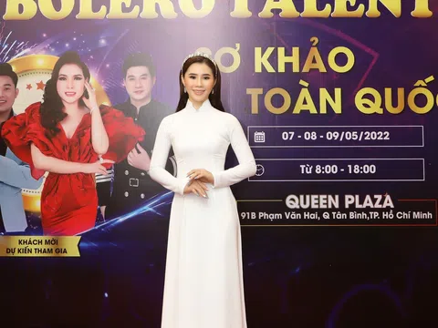 Á hoàng Nguyễn Ngọc Trâm hào hứng ngồi ghế nóng Bolero Talent 2022