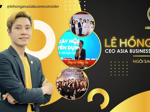 Lê Hồng Ân - Tổng Giám đốc Asia Business Insider gặp gỡ cùng các sinh viên trong ngày hội tuyển dụng