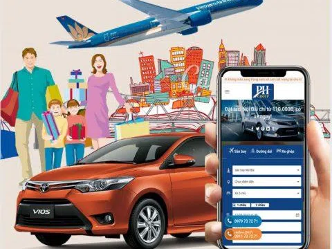 Taxi Nội Bài 2 Chiều Giá Rẻ - Taxi Nội Bài Phúc Hà - 0911737271