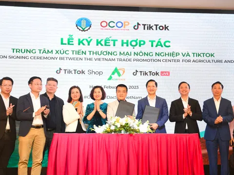 Trung Tâm Xúc Tiến Thương Mại Nông Nghiệp và TikTok hợp tác Chiến lược Nâng cao Năng lực Chuyển đổi số cho chương trình OCOP quốc gia