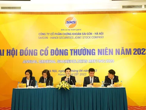 SHS tổ chức ĐHĐCĐ thường niên năm 2023:  SHS đặt kế hoạch 1.103 tỷ đồng lợi nhuận trước thuế năm 2023