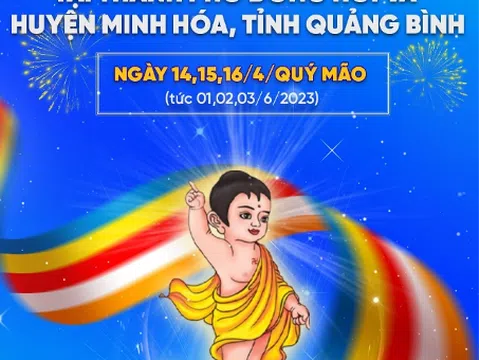 Hân hoan văn nghệ kính mừng khánh đản Tỉnh Quảng Bình nhân dịp Đại lễ Phật Đản 2023