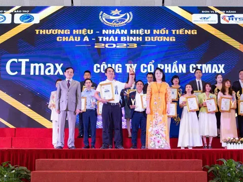 Công ty cổ phần CTMAX vinh dự nhận giải thưởng thương hiệu - nhãn hiệu nổi tiếng Châu Á - Thái Bình Dương năm 2023