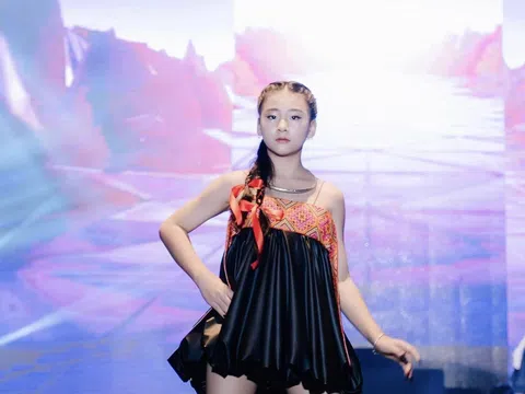 Model Kid Nguyễn Minh Hằng trình diễn mãn nhãn tại sự kiện Tay Bac Fashion Week