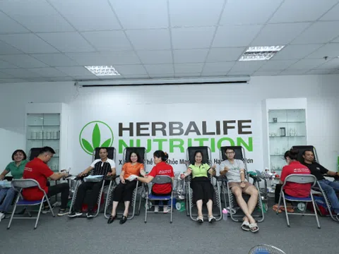 Herbalife Việt Nam tích cực tham gia hiến máu nhân đạo