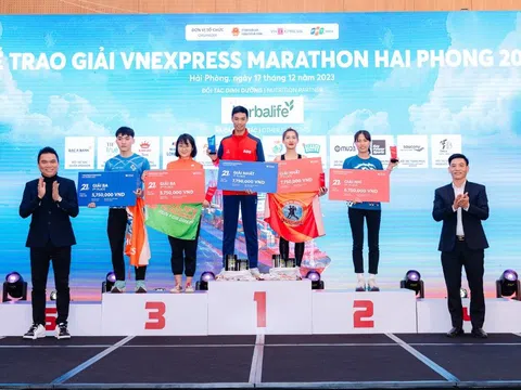 Herbalife Việt Nam tự hào là Đối Tác Dinh Dưỡng của giải chạy VnExpess Marathon lần đầu tiên được tổ chức tại TP Hải Phòng