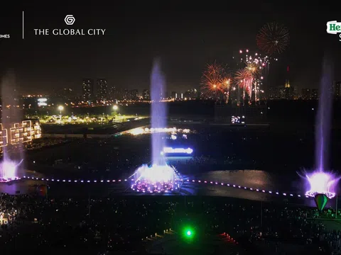 The Global City: Hơn 50.000 người dân TP.HCM bùng nổ với màn trình diễn pháo hoa đẹp mắt