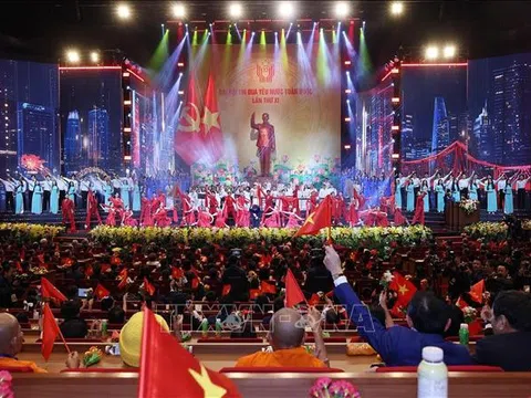 Trọng thể khai mạc Đại hội Thi đua yêu nước toàn quốc lần thứ XI