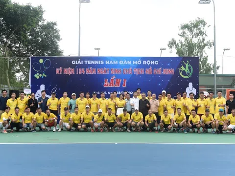 Kỷ niệm 134 năm ngày sinh Chủ tịch Hồ Chí Minh: Giải Tennis Nam Đàn mở rộng diễn ra thành công tốt đẹp
