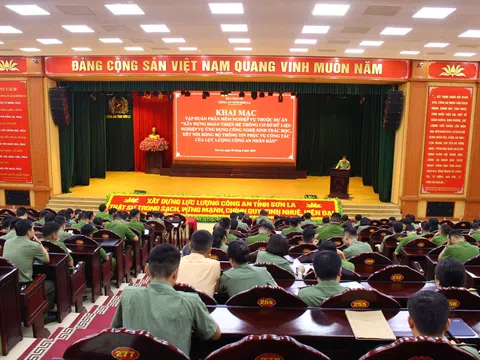 Sơn La: Khai giảng lớp tập huấn sử dụng các phần mềm hồ sơ nghiệp vụ cho lực lượng công an tỉnh