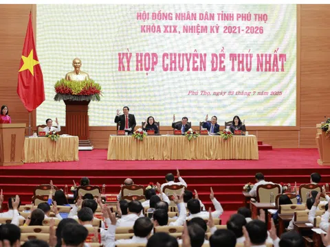 Phú Thọ tổ chức Kỳ họp chuyên đề thứ Nhất HĐND tỉnh khóa XIX: Thống nhất nhiều nội dung quan trọng sau sáp nhập