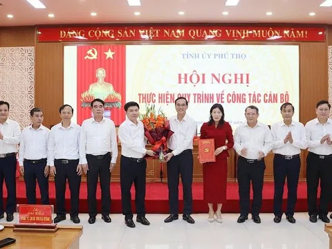 Ban Thường vụ Tỉnh ủy Phú Thọ tổ chức Hội nghị thực hiện quy trình công tác cán bộ