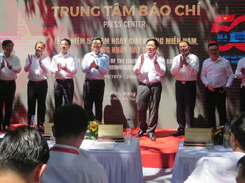 TP. Hồ Chí Minh: Khai trương Trung tâm Báo chí lễ kỷ niệm 50 năm thống nhất đất nước