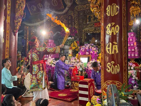 Khai mạc Giao lưu thực hành Tín ngưỡng thờ Mẫu Tam phủ tại Đền Bảo Hà