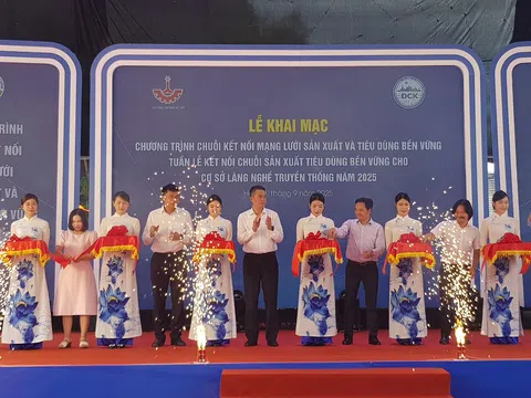 Tuần lễ kết nối chuỗi sản xuất – tiêu dùng bền vững cho cơ sở làng nghề truyền thống năm 2025