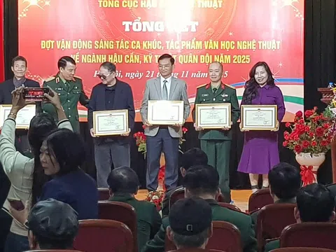Trao giải cuộc thi sáng tác ca khúc, tác phẩm văn học nghệ thuật, ngành Hậu cần, Kỹ thuật Quân đội năm 2025