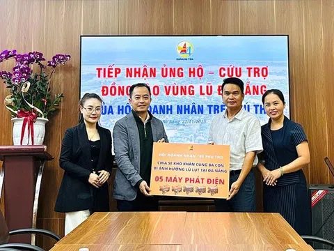 Chung tay hỗ trợ đồng bào vùng lũ: Việc làm ý nghĩa của Hội Doanh nhân trẻ Việt Nam