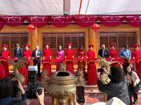 Hà Nội: Khánh thành đình làng thôn Ứng Cử (xã Chuyên Mỹ)