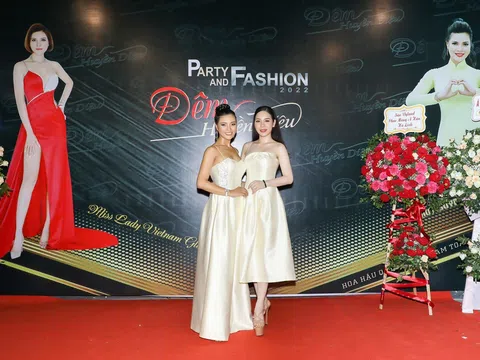 Á hậu Khánh Hòa xinh đẹp trong sự kiện Party and Fashion "Đêm huyền diệu"