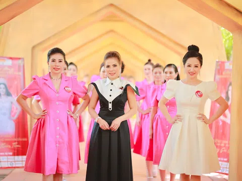 Thương hiệu thời trang Miss Thủy đem đến sự thanh lịch cho thí sinh Hoa hậu Doanh nhân Việt Nam 2022