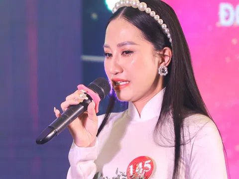 Phần thi tài năng của thí sinh Vũ Thị Ngọc lấy nhiều nước mắt của ban giám khảo