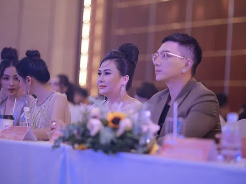 Hoa hậu Thiện nguyện Lý Kim Ngân thần thái sang trọng tại đêm thi tài năng HHDN Việt Nam 2022