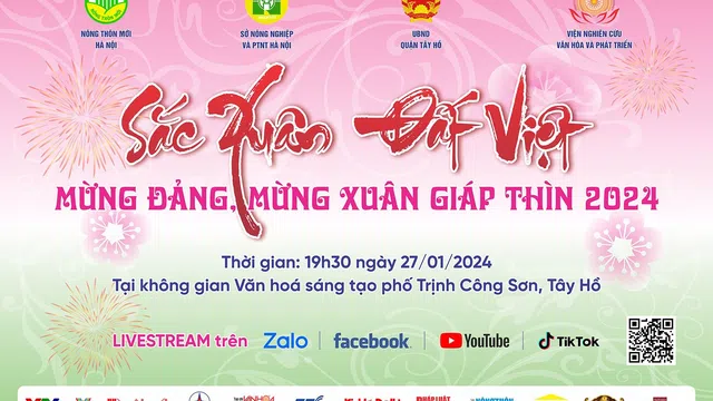 Album "Sắc Xuân Đất Việt 2024 của NSƯT Hương Giang"