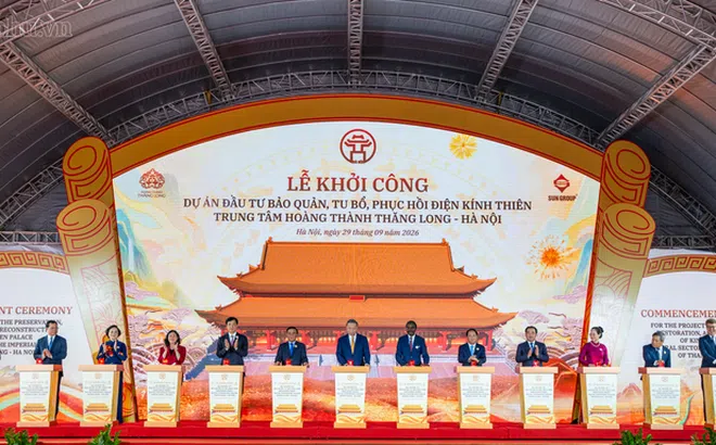 Tổng Bí thư, Chủ tịch nước Tô Lâm dự Lễ khởi công Dự án đầu tư bảo quản, tu bổ, phục hồi Điện Kính Thiên