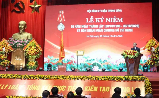 Phát biểu của Tổng Bí thư, Chủ tịch nước Tô Lâm tại Lễ kỷ niệm 30 năm Ngày thành lập Hội đồng Lý luận Trung ương