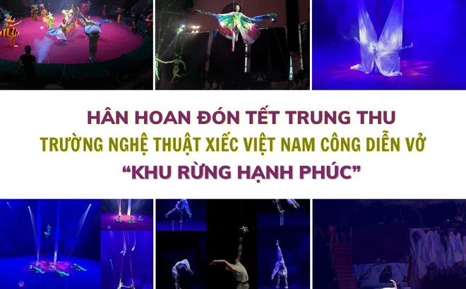Đón Tết Trung Thu, Trường Nghệ thuật Xiếc Việt Nam công diễn vở “Khu rừng hạnh phúc”