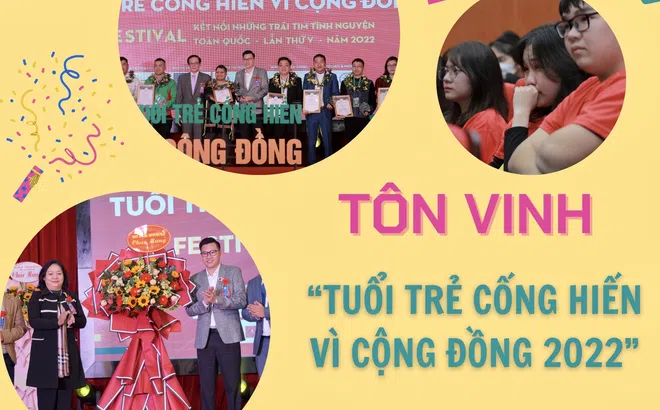Tôn vinh “Tuổi trẻ cống hiến vì cộng đồng 2022”