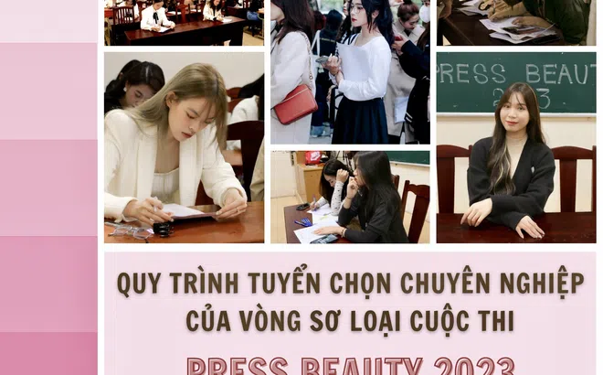 Quy trình tuyển chọn chuyên nghiệp của Vòng Sơ loại cuộc thi Press Beauty 2023