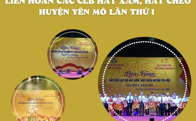 Ninh Bình: Liên hoan các Câu lạc bộ hát xẩm, hát chèo huyện Yên Mô lần thứ I